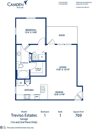 Floor plan Treviso Estates - Garage