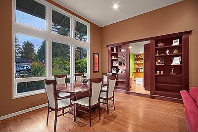 Dining room and "secret" room