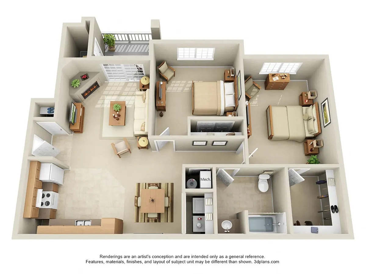 Floor plan B1R