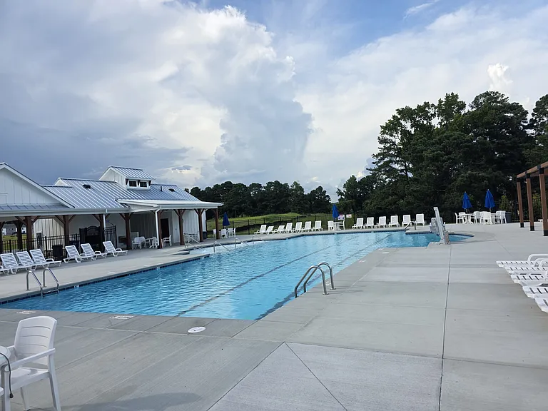 Neighborhood pool and cabana
