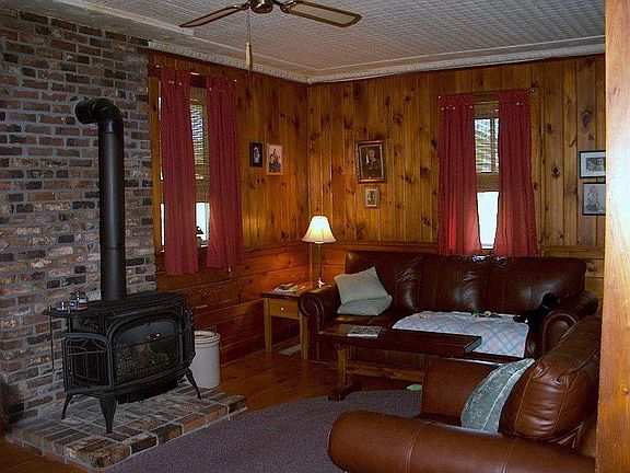 Living Room w/tin ceiling
