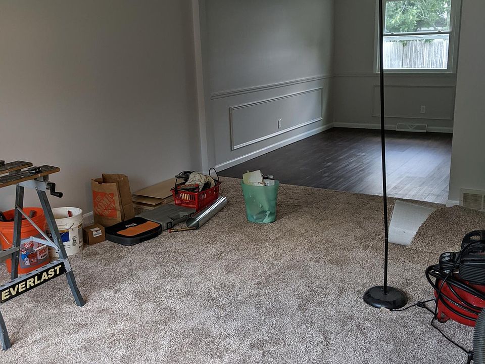 Renovation in progress, all of this will be cleaned up by move in date.