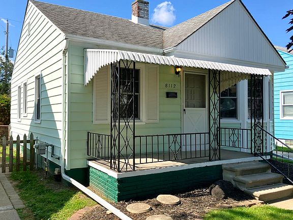 Cute clean & update 2 bedroom, 1 bathroom ranch home. Semi-finished basement with separate laundry room, washer & dryer included. 1.5 car garage. Central Air.