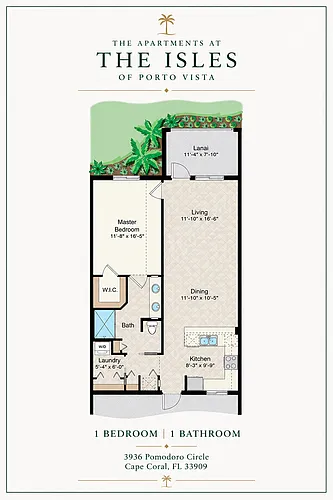 Floor plan 1 Bedroom
