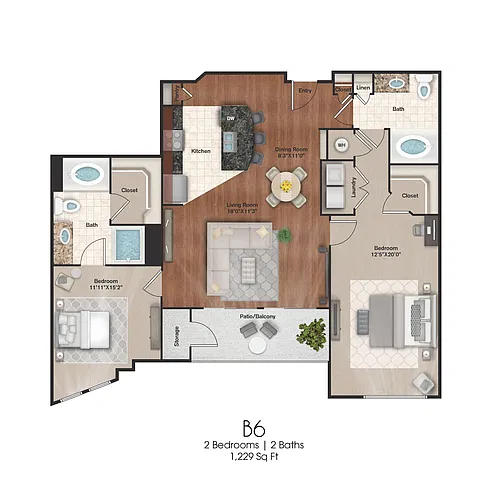 Floor plan B6