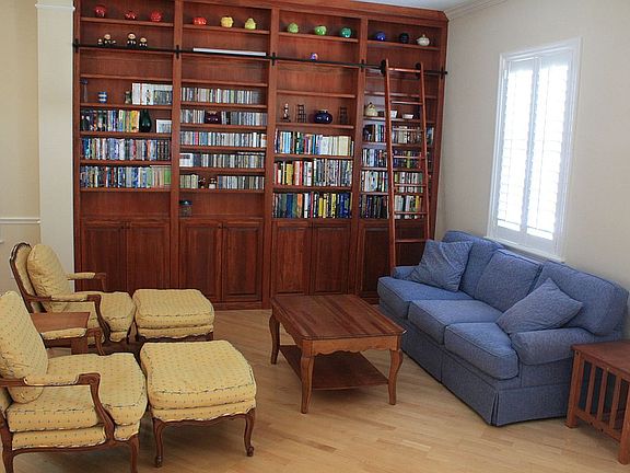 Wall to ceiling book case