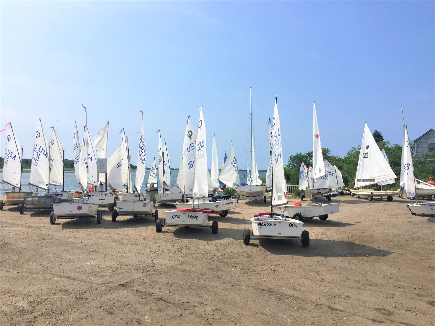 Southold yacht club at Goose Creek Beach