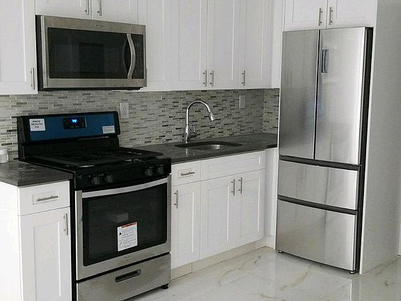 Kitchen with open living space