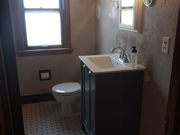 Bath - new vanity and lighting - paint to be completed