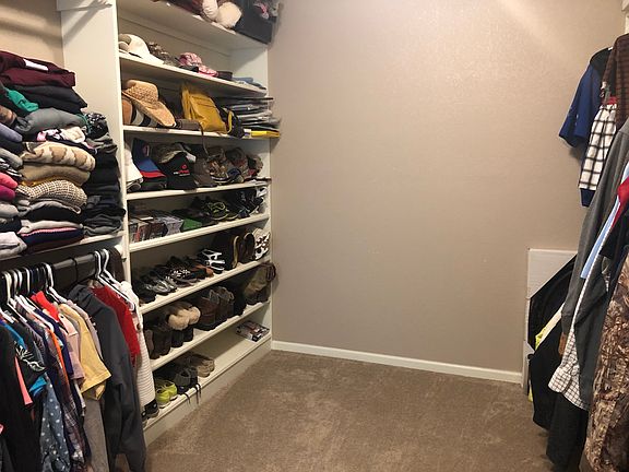 Master walk-in closet