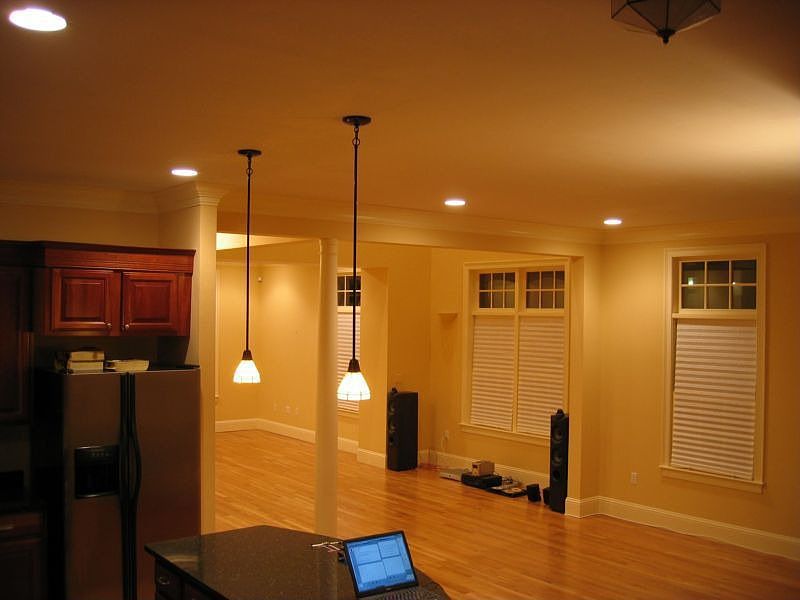 Open downstairs floorplan