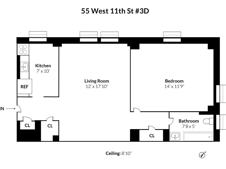 55 W 11th St #3D — Photo 2