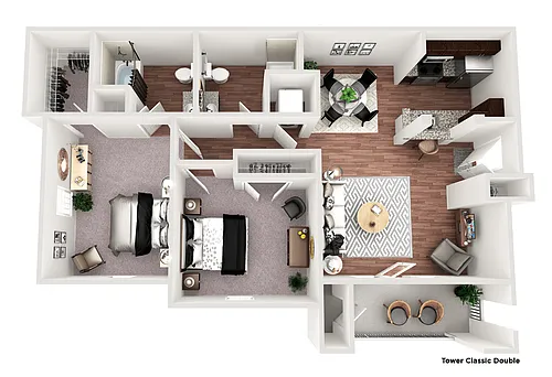 Floor plan Tower Classic Double
