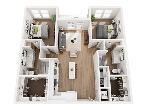 Floor plan B1