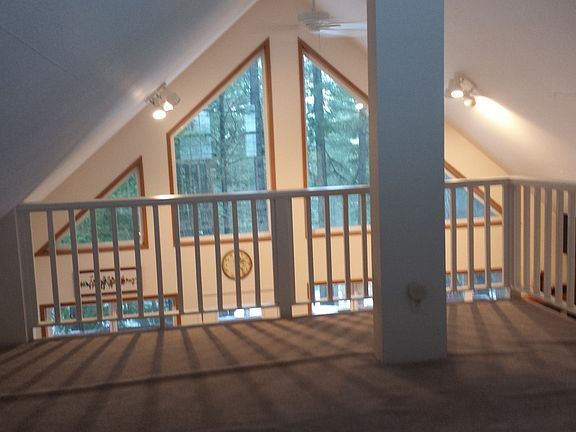 Large loft with ceiling fan