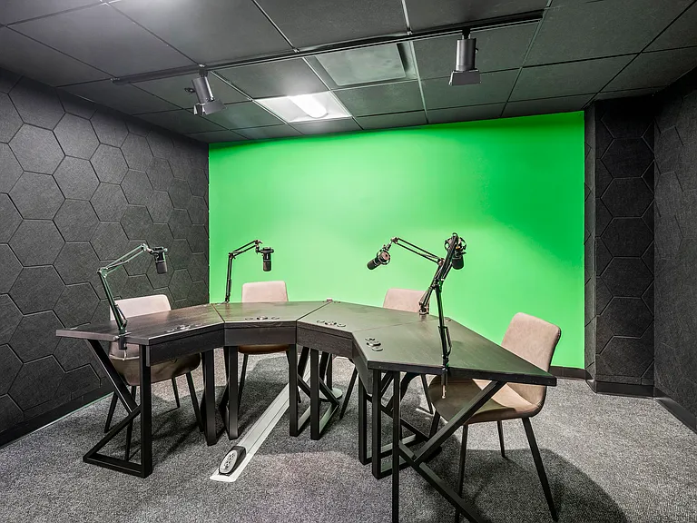 Record and create in our cutting-edge podcast studio