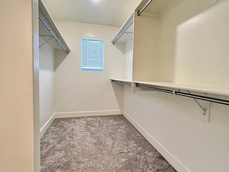 Master walk-in closet
