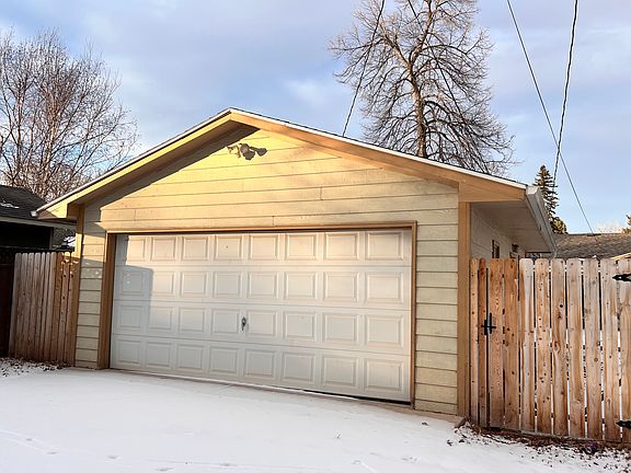 Garage facing alley.