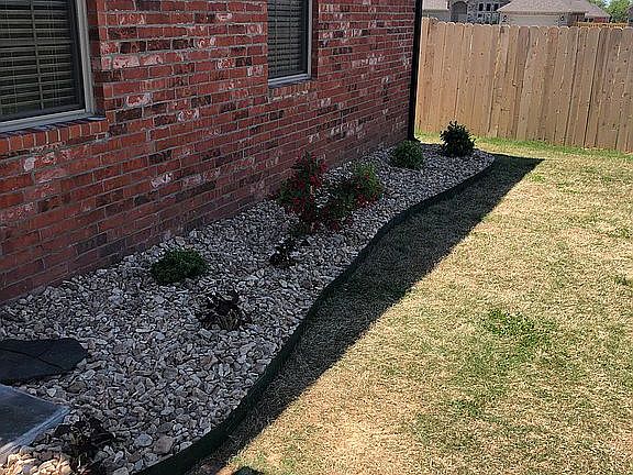 Back yard landscaping 