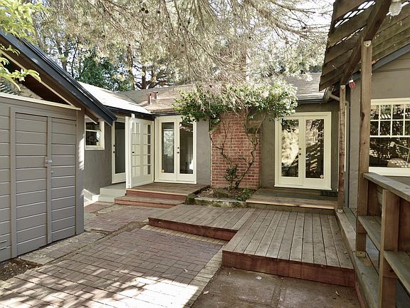 Fully fenced backyard