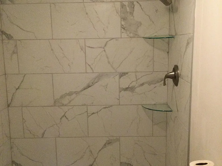 New shower