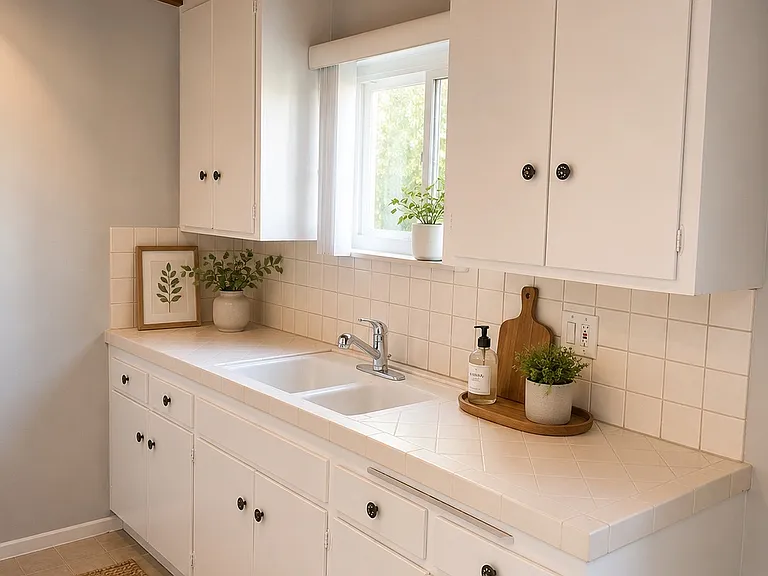Kitchen with window