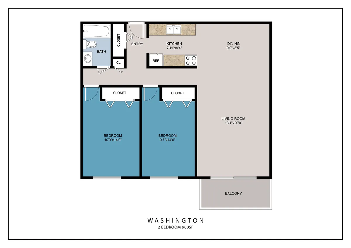 Floor plan Washington