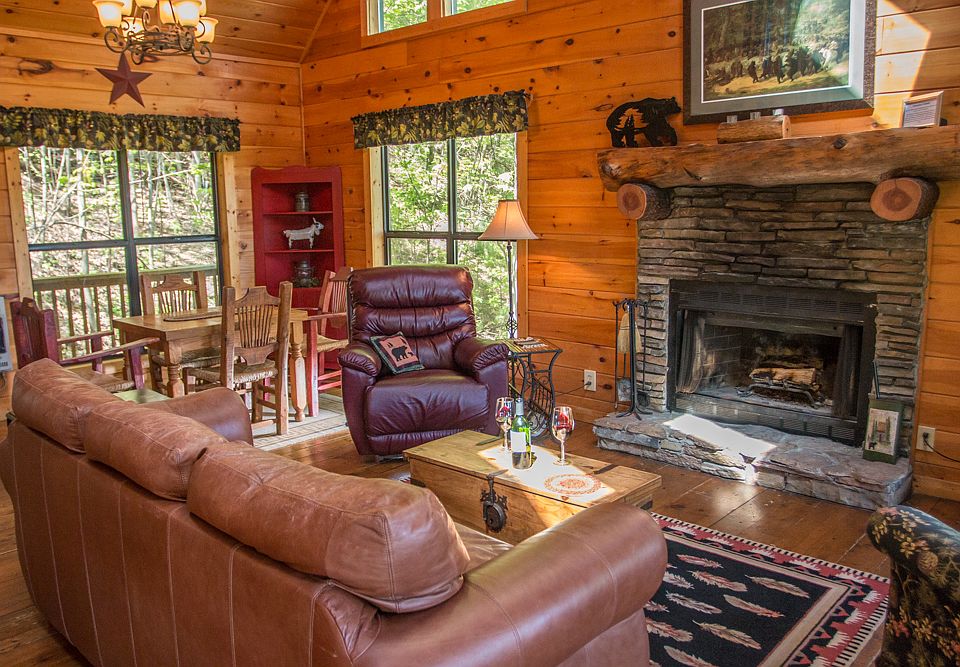 Living Room with Fireplace