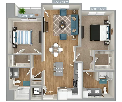 Floor plan BM11-1111-1122