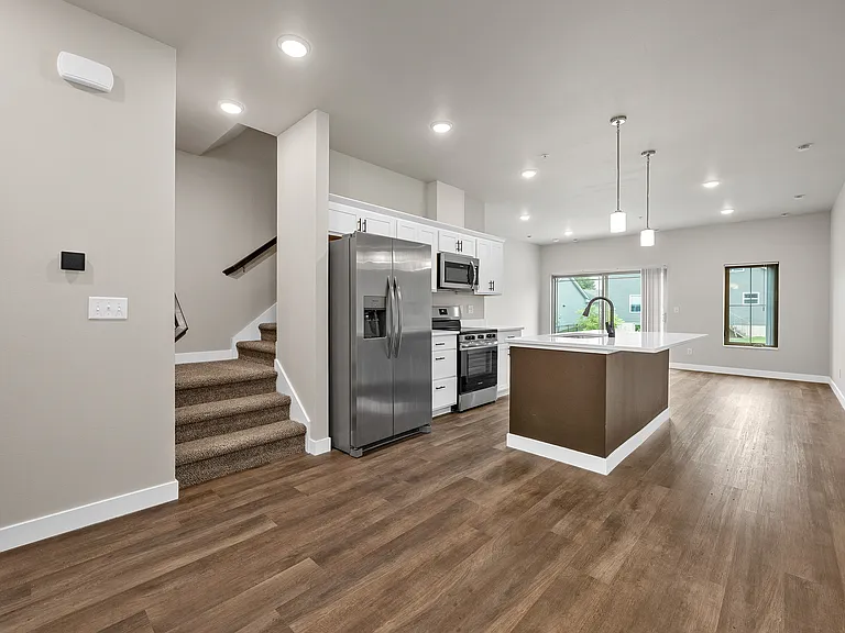 Sugar Creek Floor Plan- Kitchen from front door