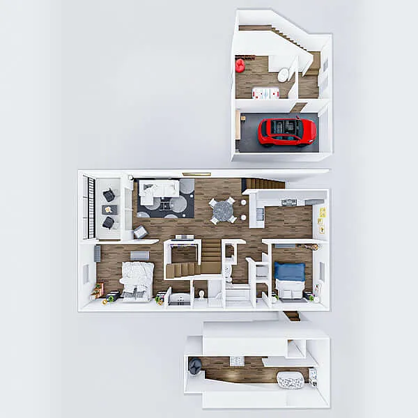 Floor plan 3 Bedroom 2 Bathroom