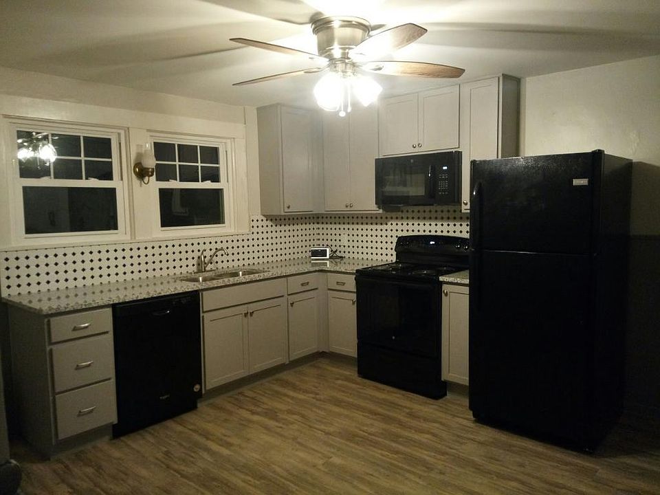 Kitchen with granite countertops