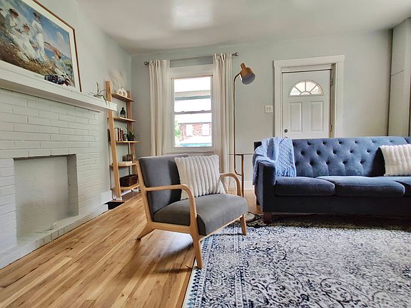 living room with comfy sofa