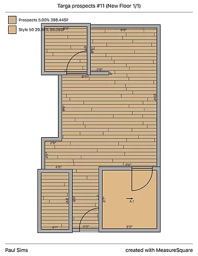 Floor plan 1X1