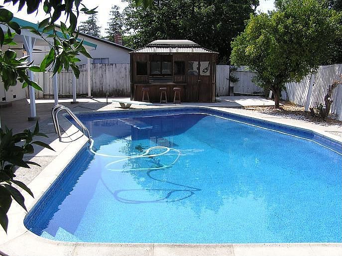 Pool, Jacuzzie, Fruit Trees