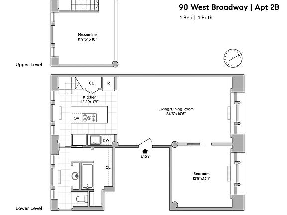 2nd image of 90 W Broadway APT 2B