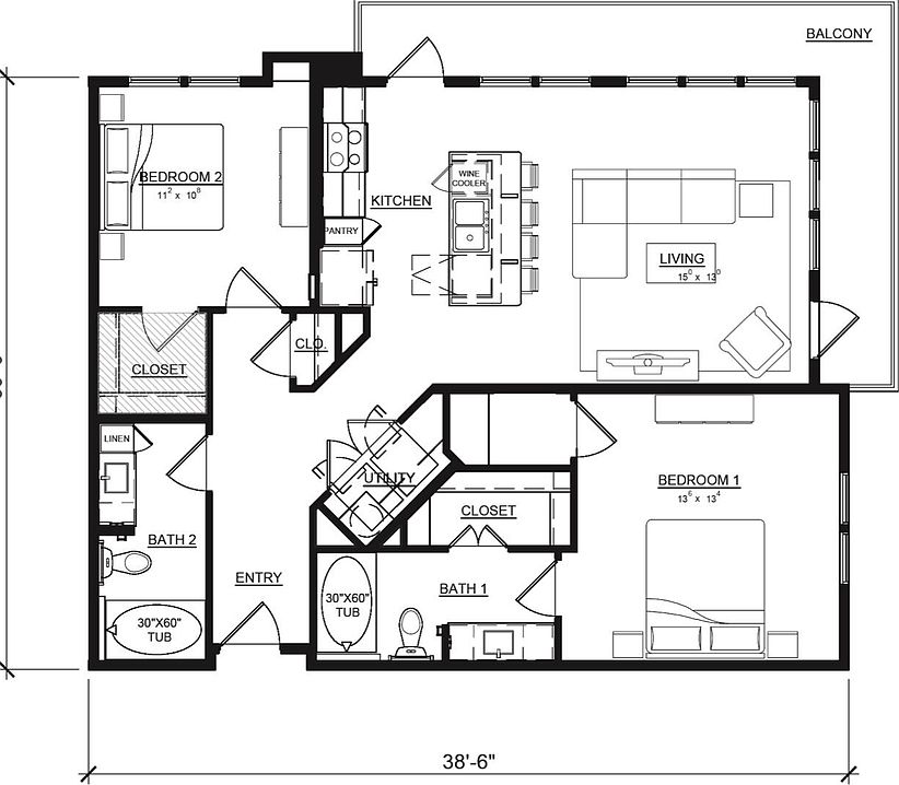 Unit 2302, Unit 2202