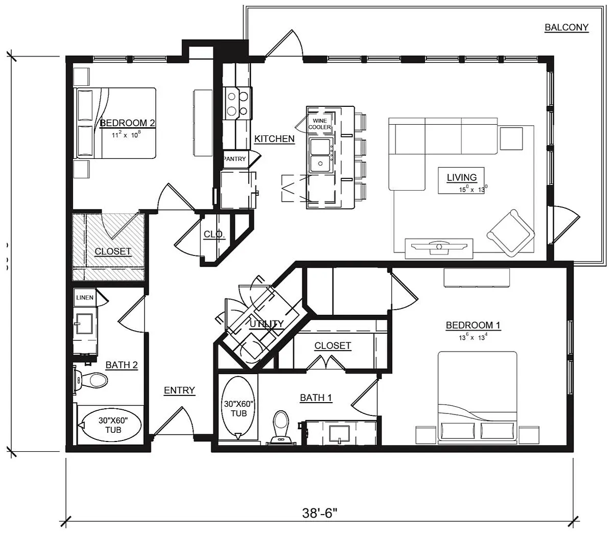 Floor plan Primrose | B1