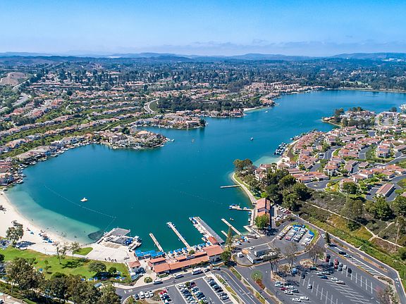 Aerial lake view south
