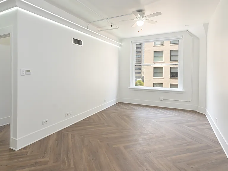 Stout living room separate from sleeping area