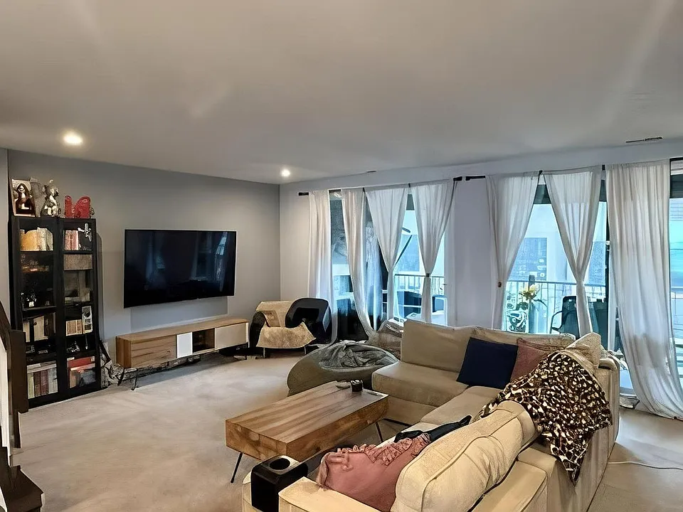 Living room, TV is 75in (for reference)