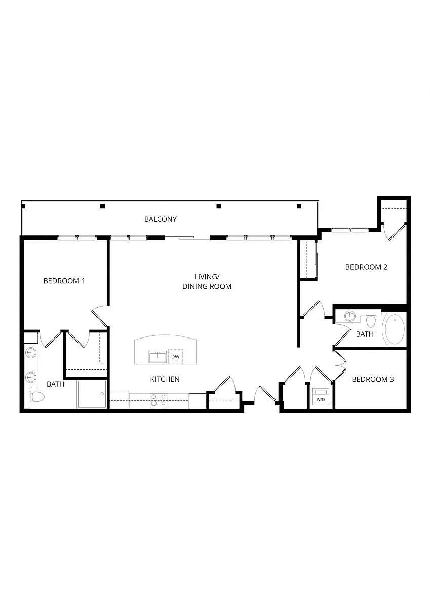 Floor plan C10 2x2 Den