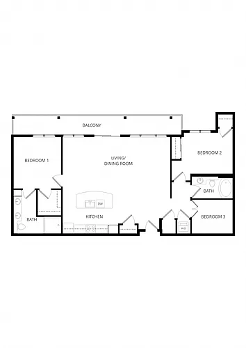 Floor plan C10 2x2 Den
