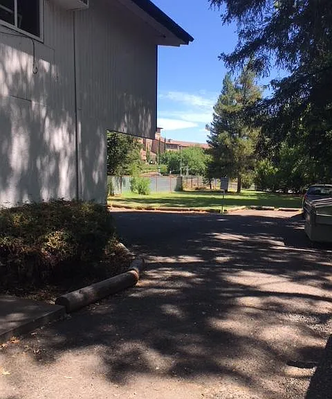 covered parking in back area
