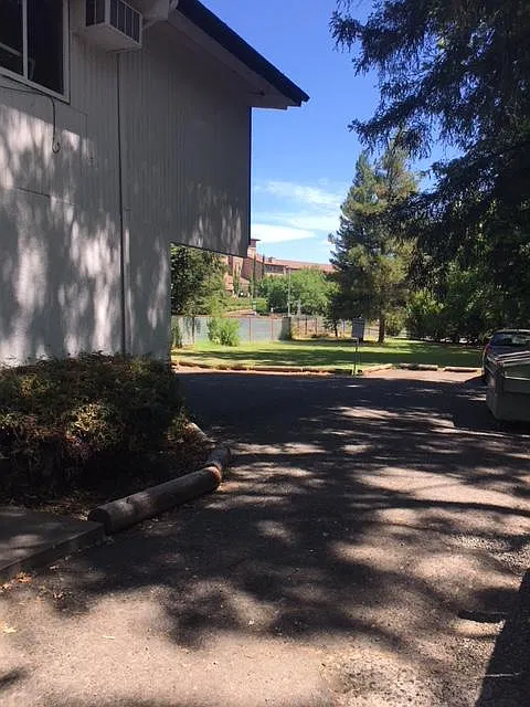 covered parking in back area