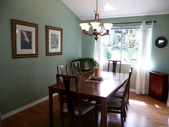 Formal Dining Room with Vaulted Ceiling