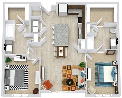 Floor plan Meredith with Fenced-in Yard