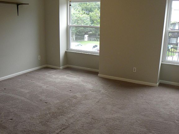 Bedroom that overlooks the front of the townhome