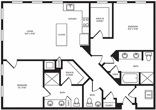 Floor plan B7