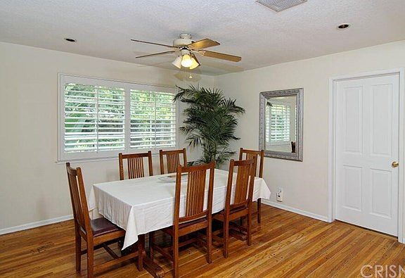 Spacious dining room.
